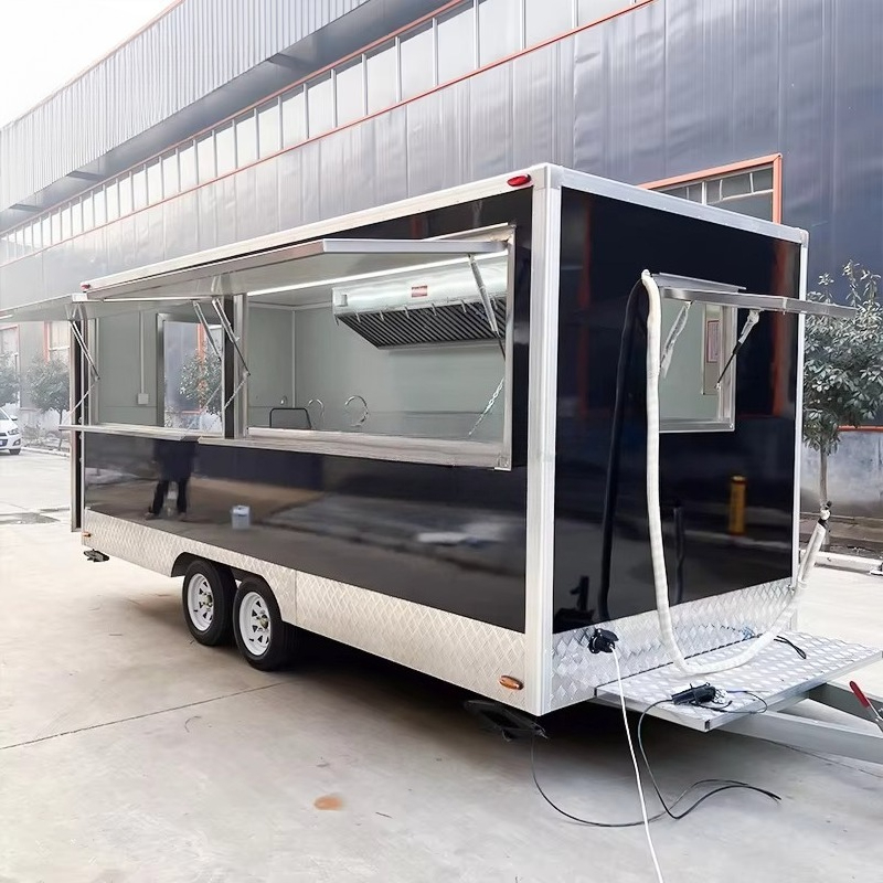 Food Snacks Brands - Nouvelle remorque de restauration rapide mobile