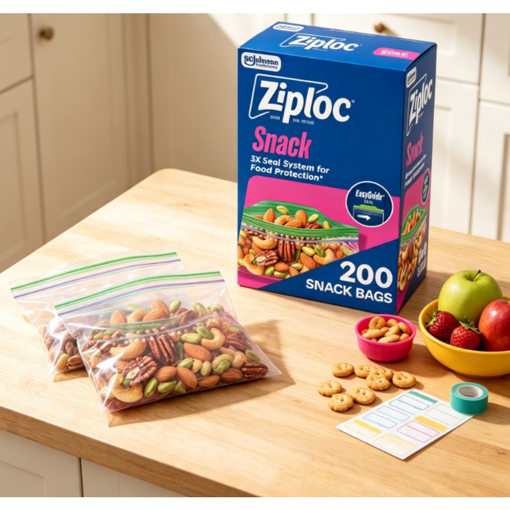 Food Snacks Brands - Ziploc ® Sacs à collation de