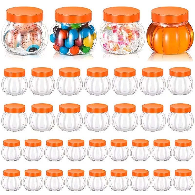 Food Halloween Snacks - 5/10 pièces Pots citrouille en plastique
