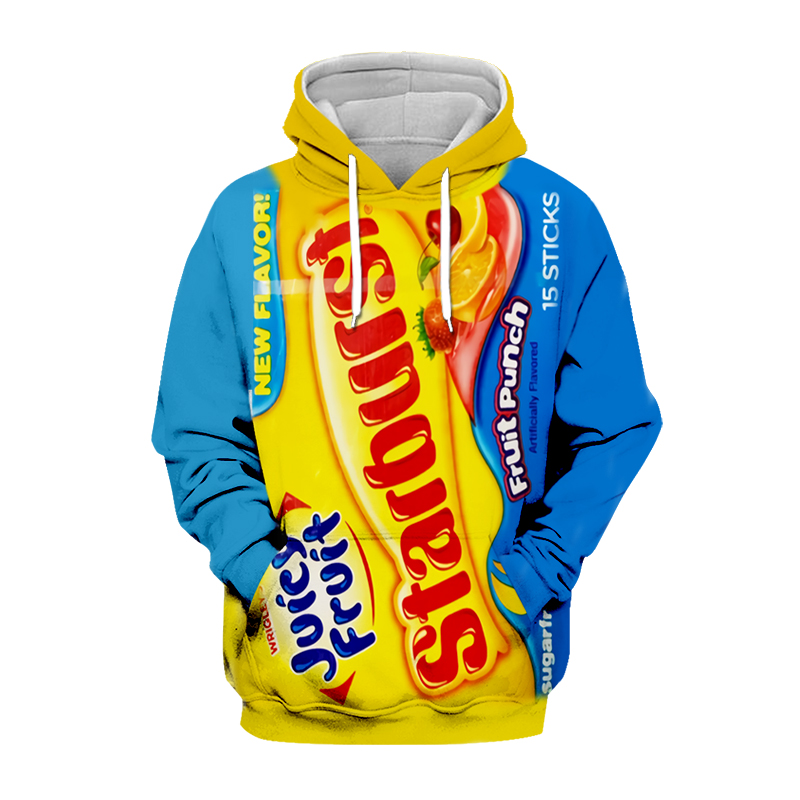 Food Snacks Brands - Sweats à capuche 3D Candy Snack