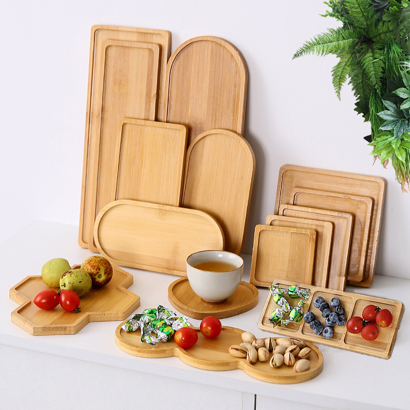 Food Snacks In Japan - Vaisselle plateau alimentaire en bois massif