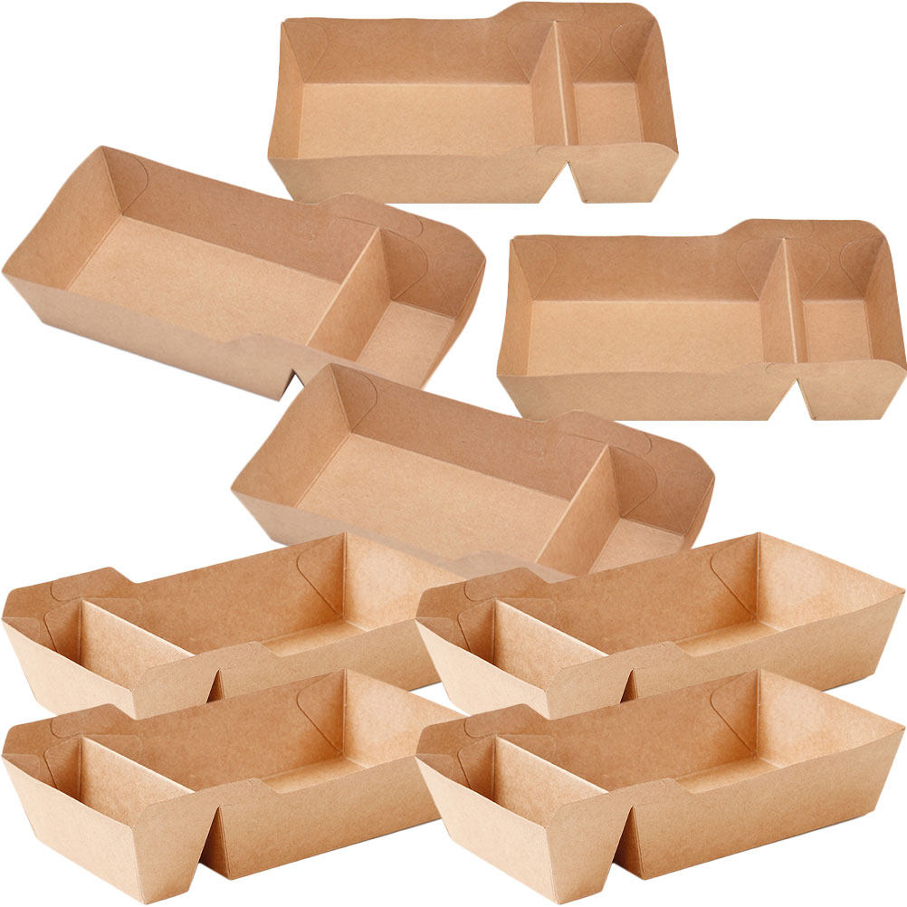 Food Snacks For Party - 50 boîtes à goûter en papier,