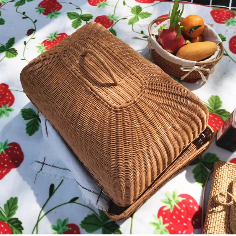 Food Snacks With Fiber - Couverture de repas rétro en Imitation