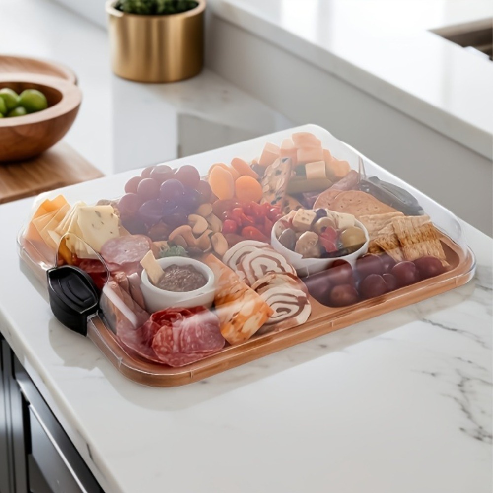 Food Snacks In Japan - Plateau à collation carré en bois
