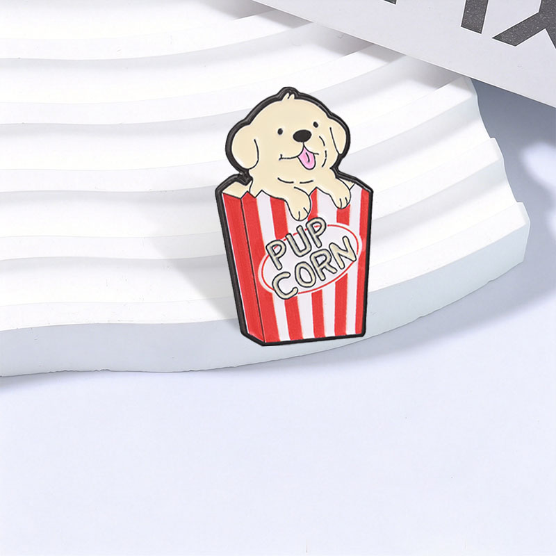 Pupcorn Puppy Popcorn Cartoon  - Zinc Food Snacks avis et prix