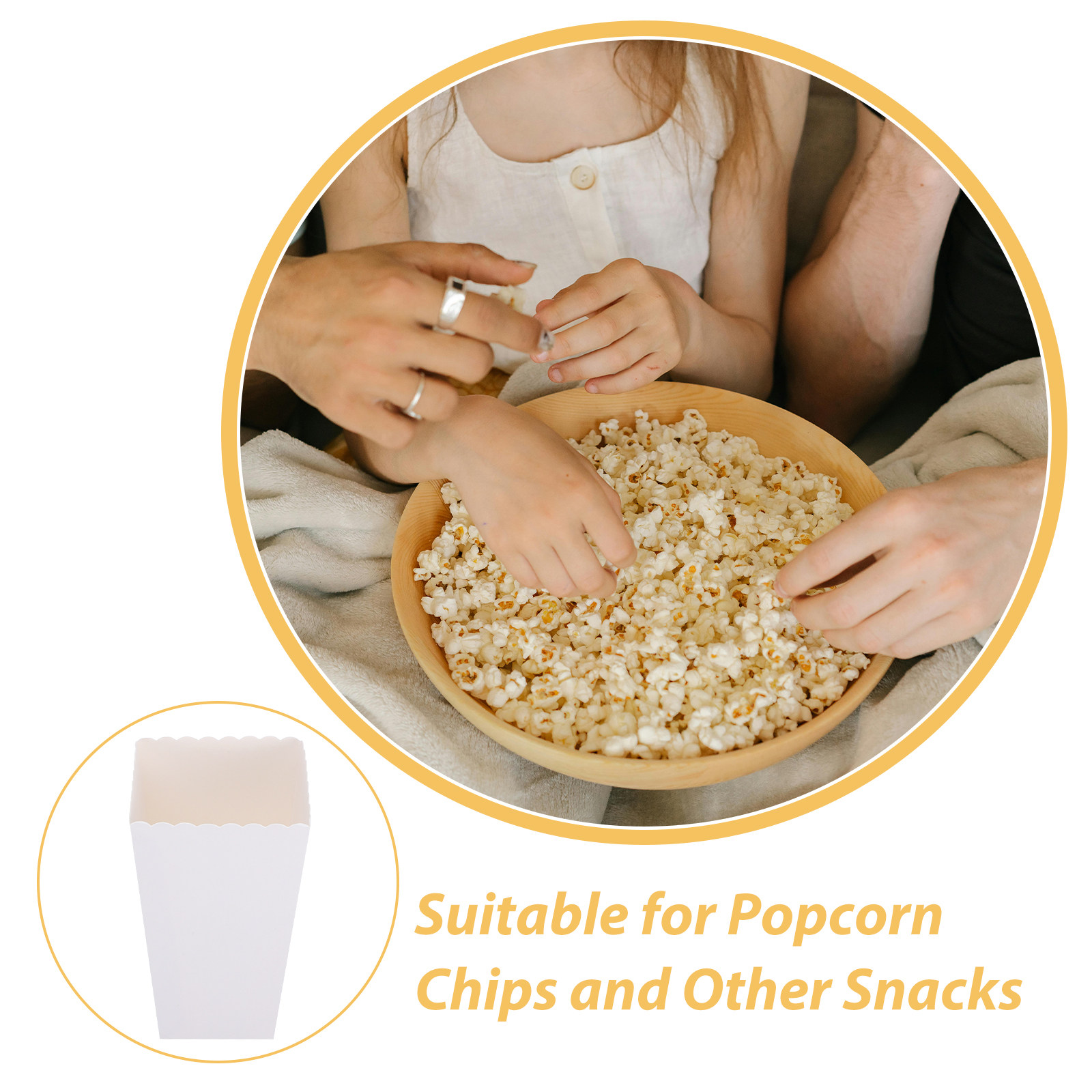 50 boîtes à popcorn jetables p - Food Snacks For Party avis et prix