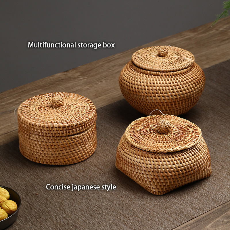 Boîte de rangement en rotin ti - Food Snacks In Japan avis et prix