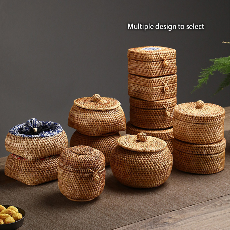 Boîte de rangement en rotin ti - Food Snacks In Japan avis et prix