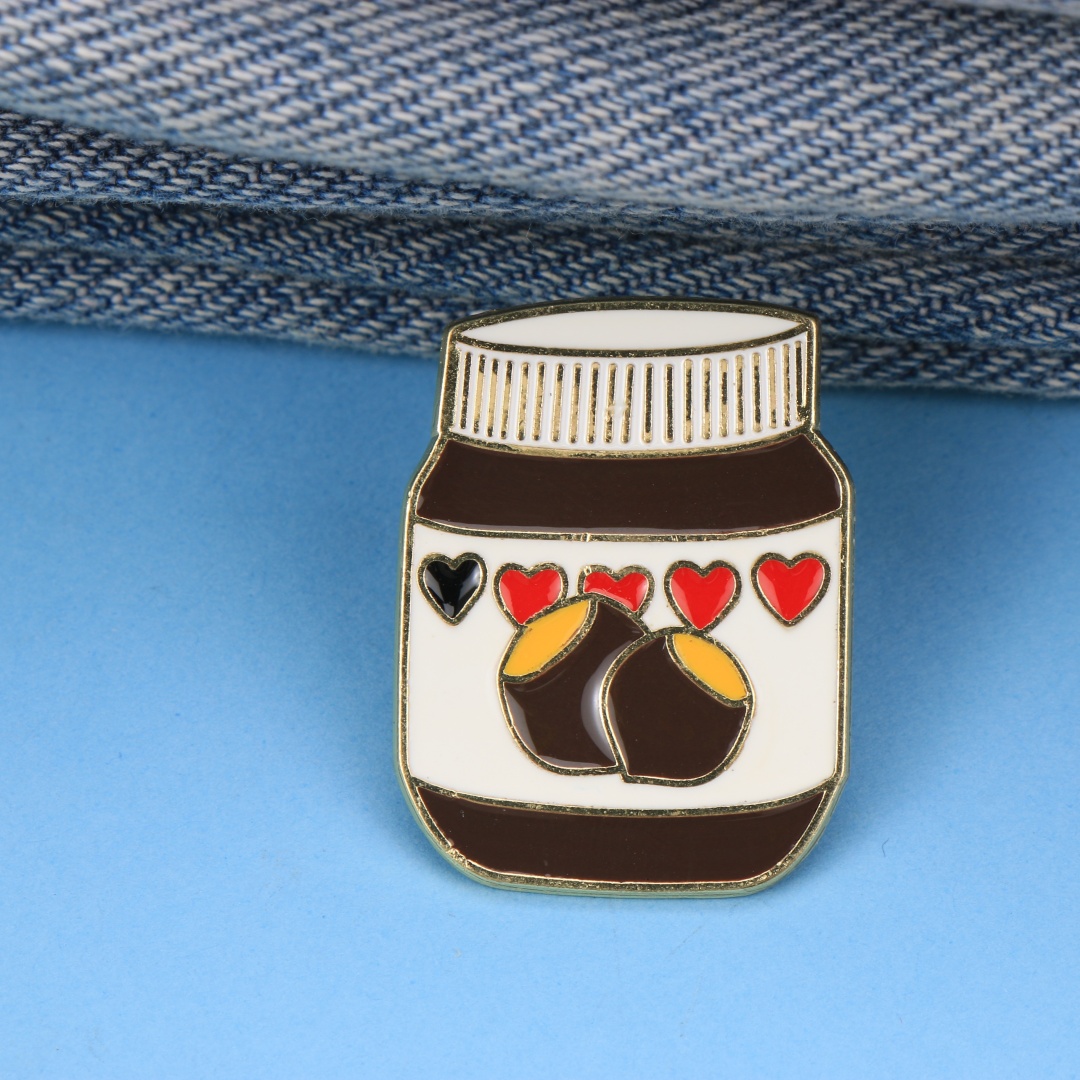 Broche en émail mignonne en fo - Zinc Food Snacks avis et prix