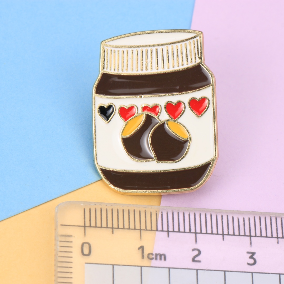 Broche en émail mignonne en fo - Zinc Food Snacks avis et prix