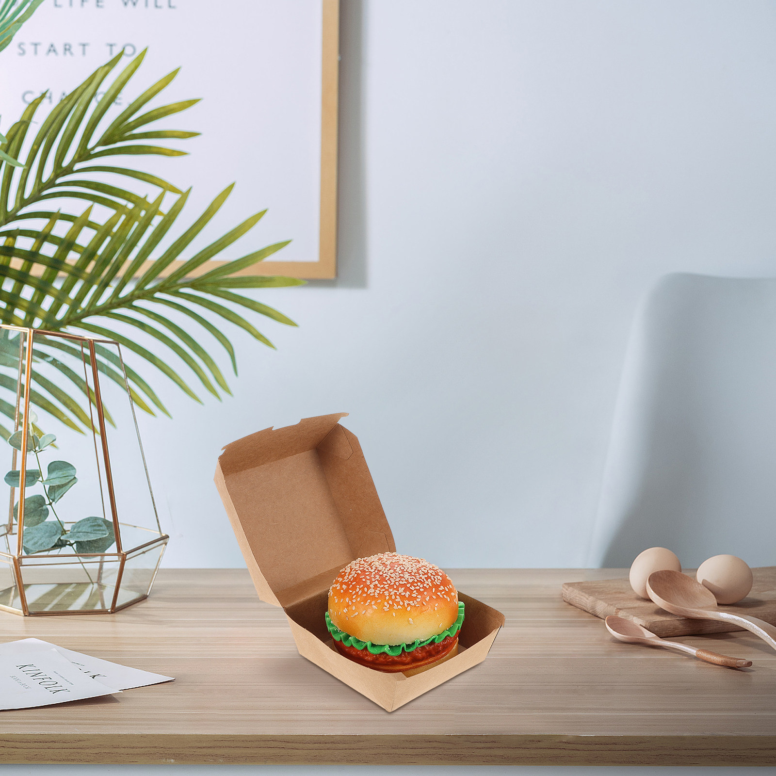 Boîtes à hamburgers en papier  - Food Snack avis et prix