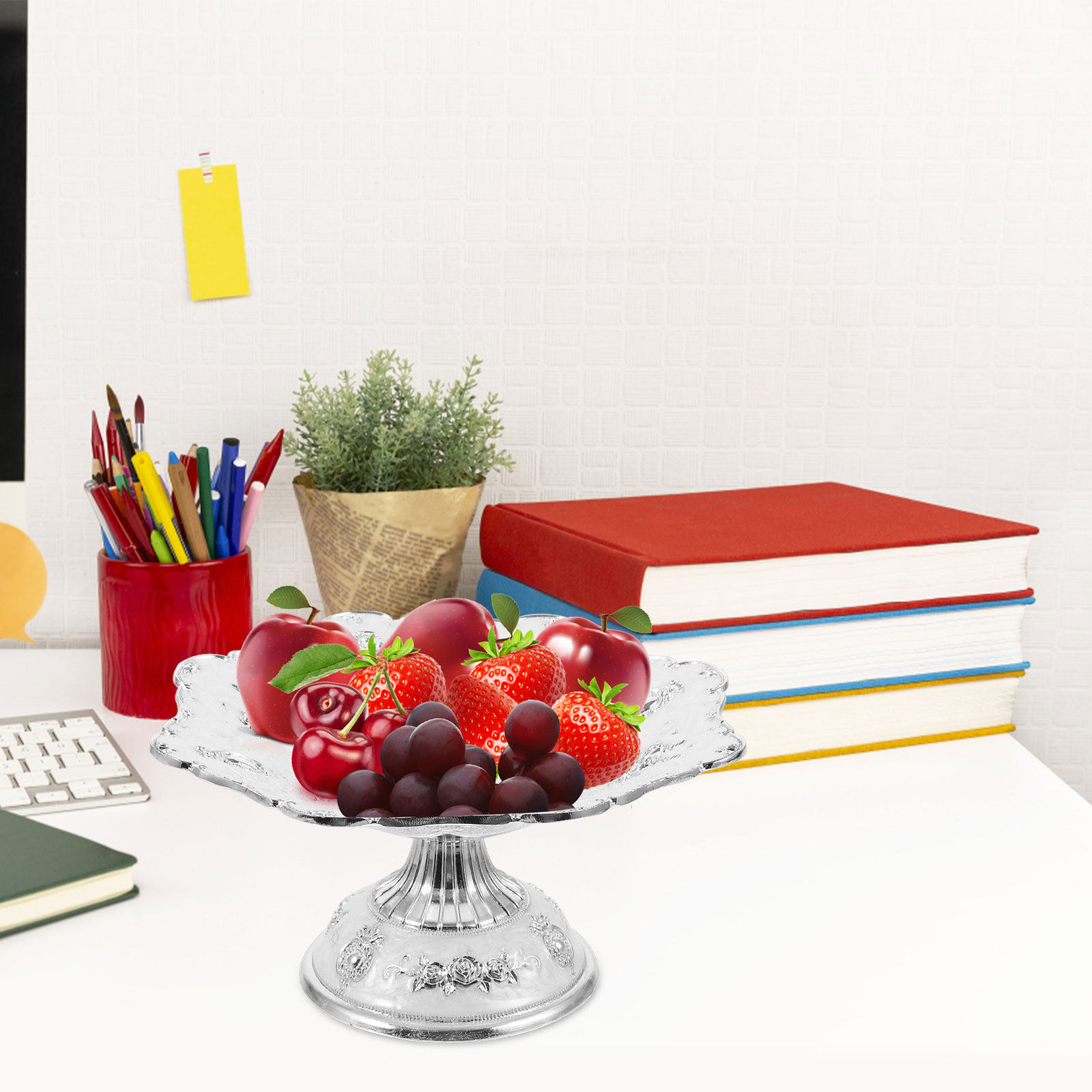 Plateau à fruits en argent de  - Zinc Food Snacks avis et prix