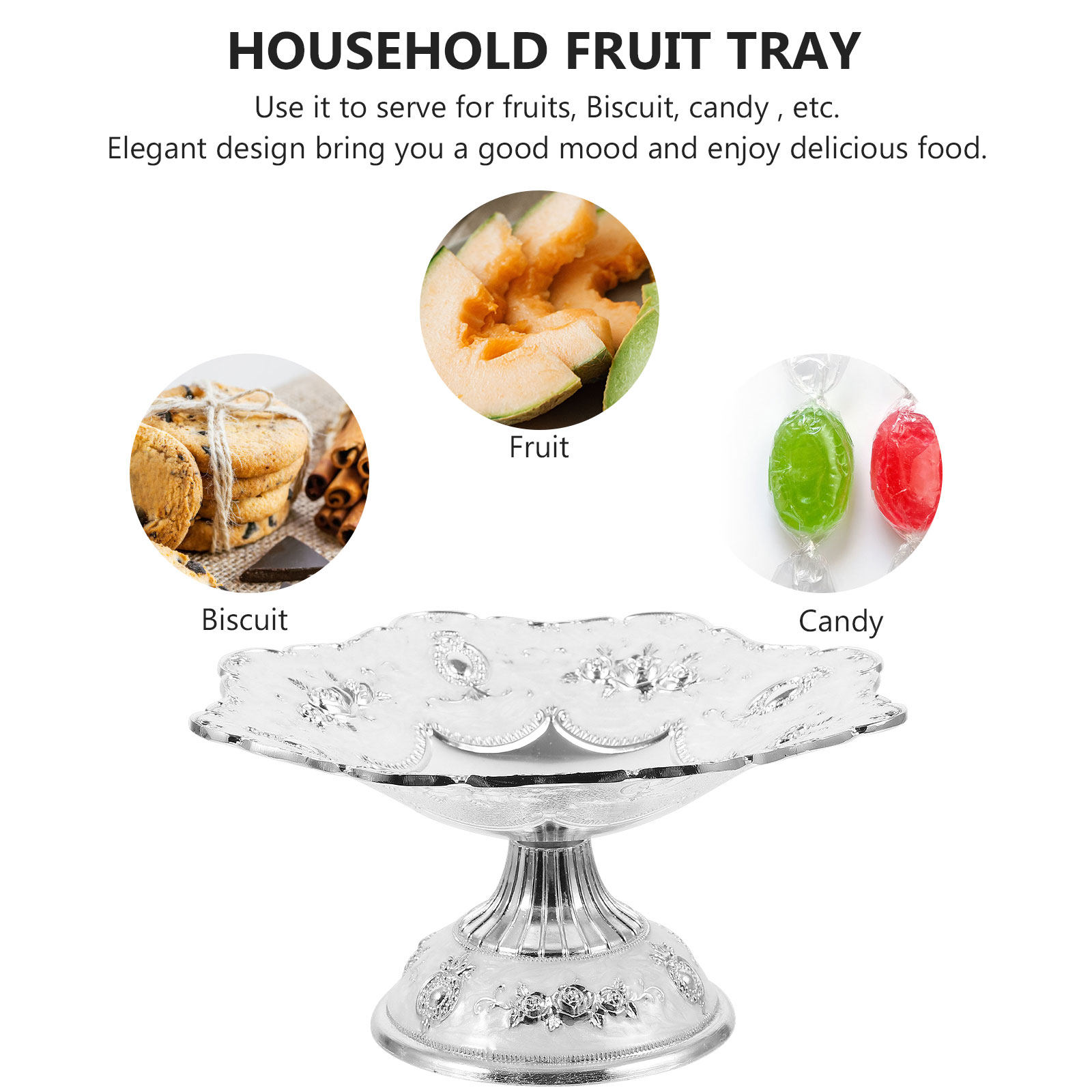 Plateau à fruits en argent de  - Zinc Food Snacks avis et prix