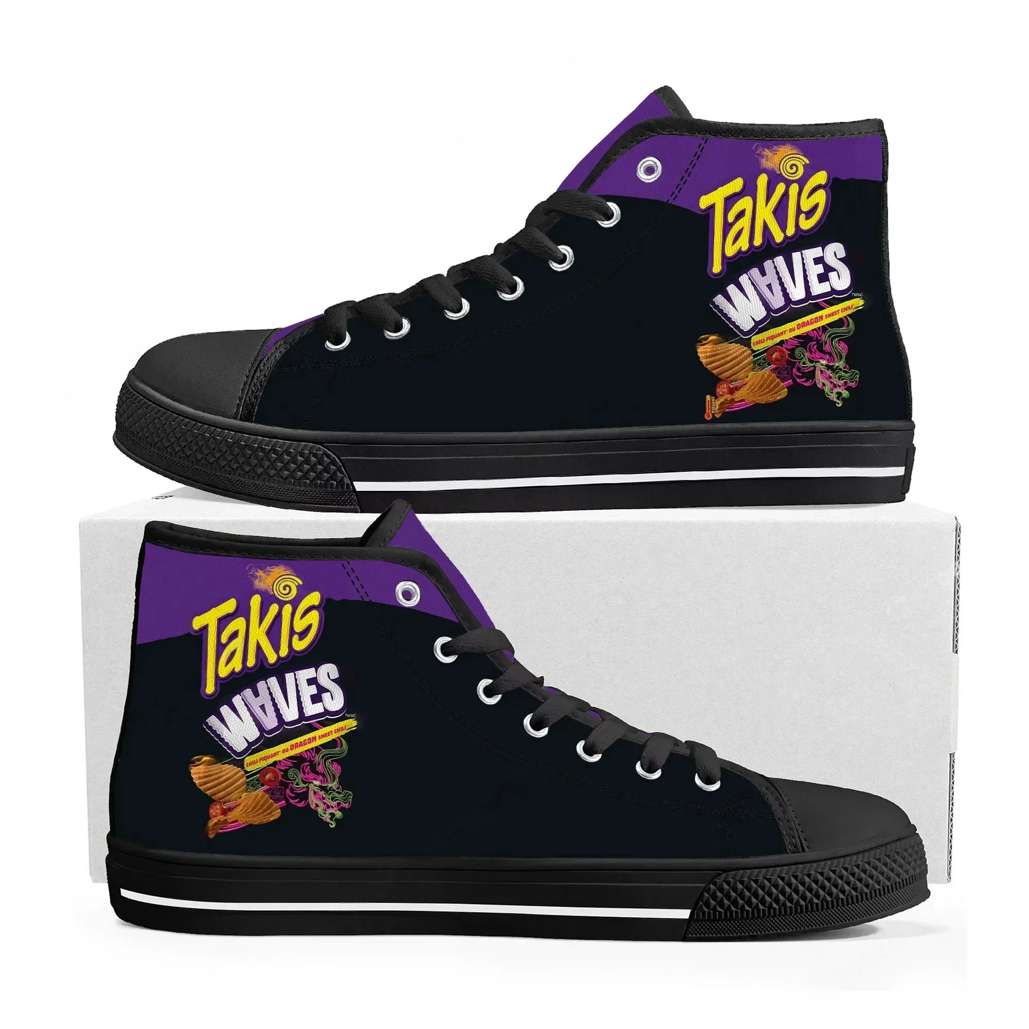 Baskets montantes en toile de  - Food Snack avis et prix