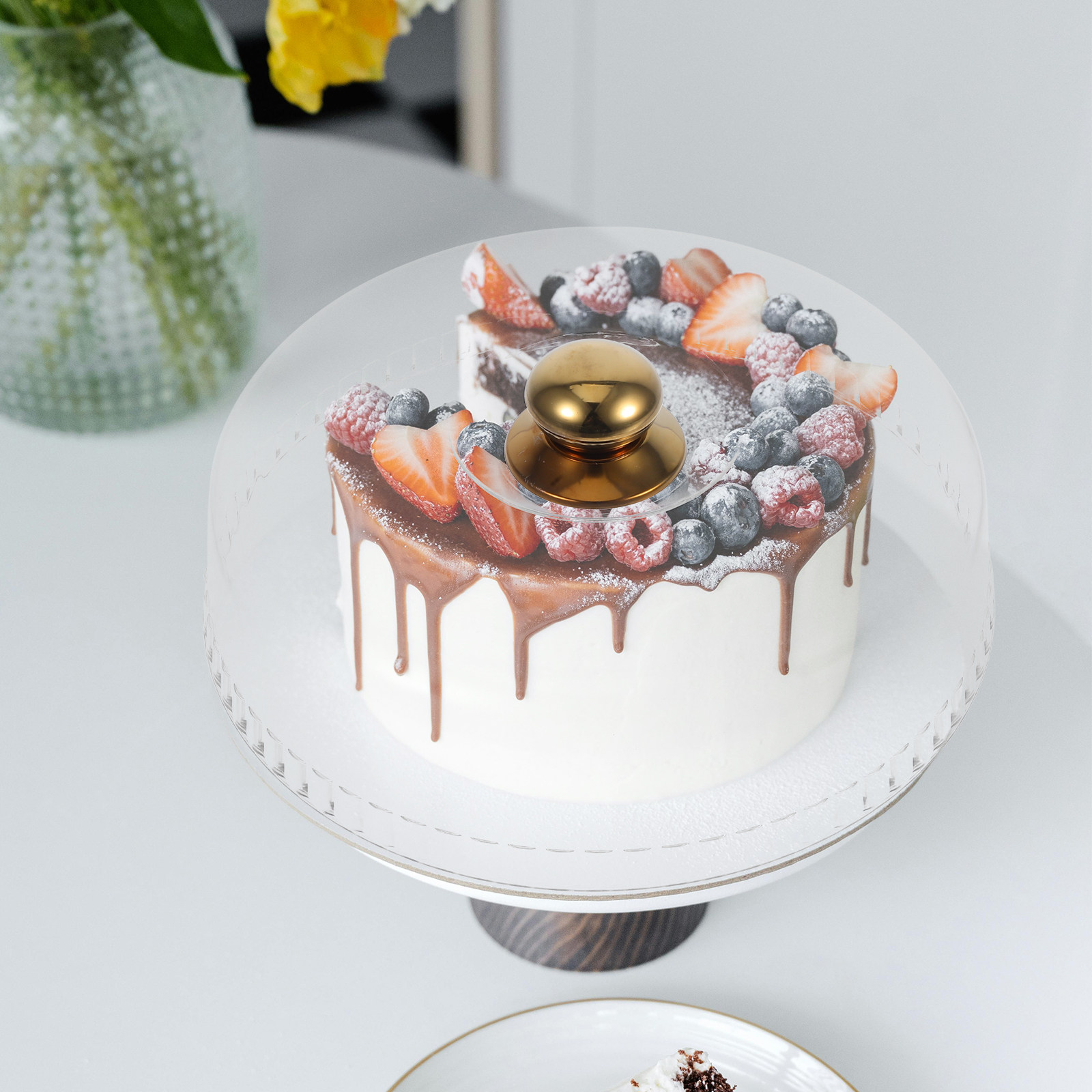 Dôme à gâteau en acrylique tra - Food Snacks For Party avis et prix
