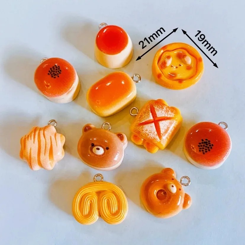 10 Breloques en résine en form - Food Snacks For Party avis et prix