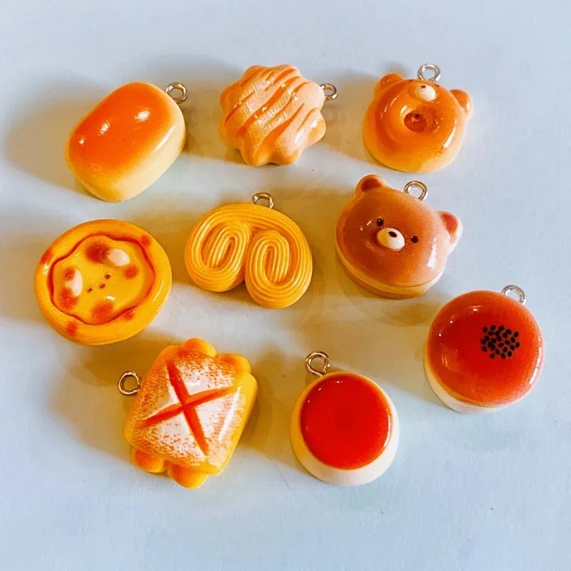 10 Breloques en résine en form - Food Snacks For Party avis et prix