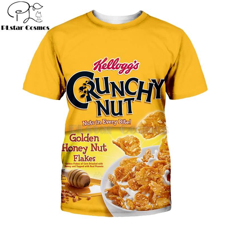 T-shirt à manches courtes pour - Food Snacks Brands avis et prix