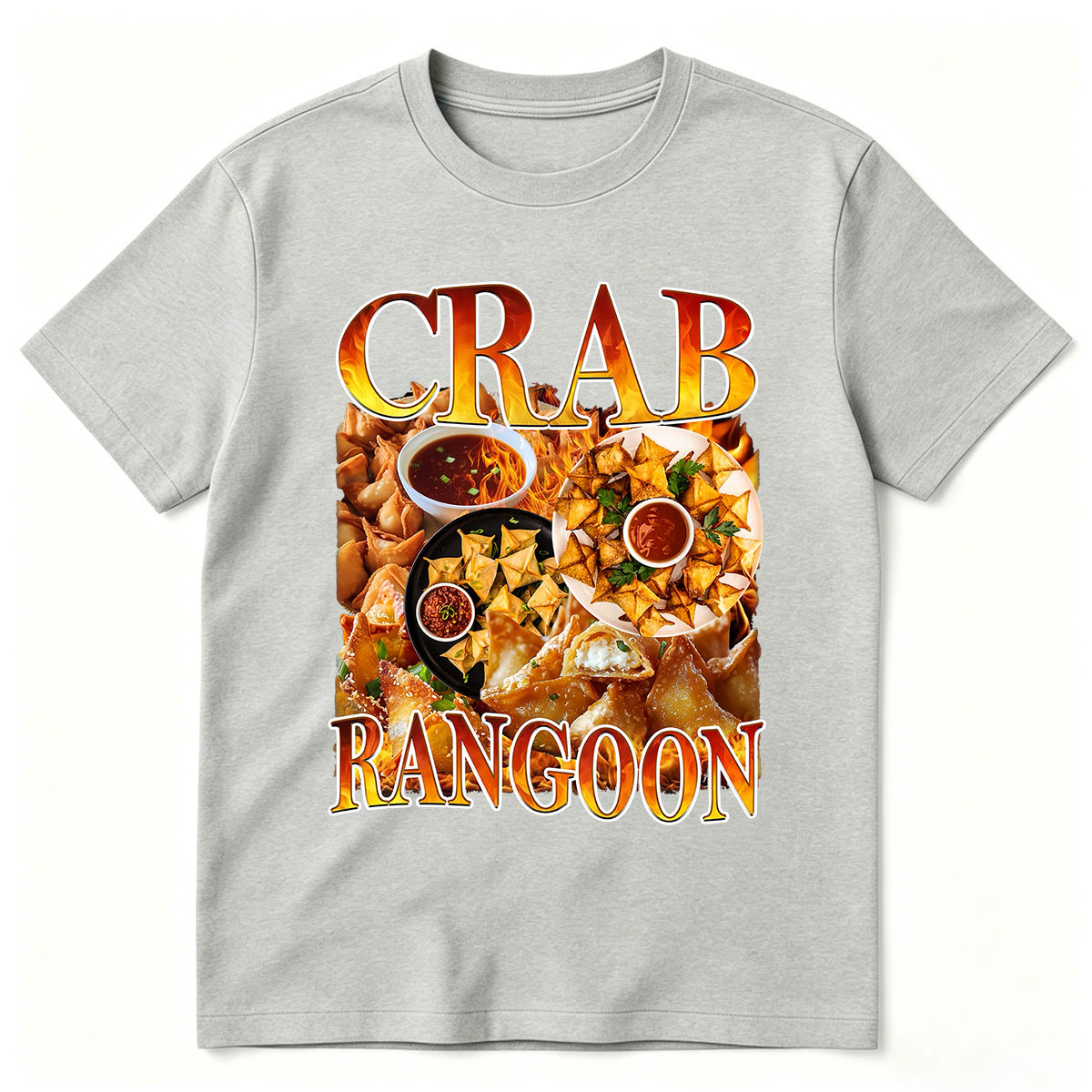 T-shirt vintage Crab Rangoon,  - Food Snacks With Fiber avis et prix