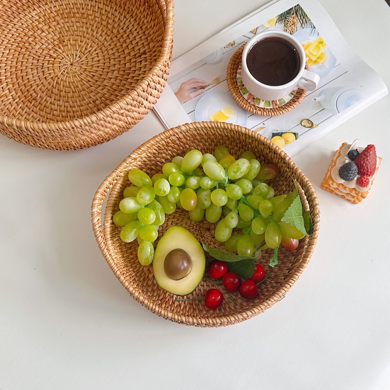Corbeille à fruits en rotin du - Food Snacks With Fiber avis et prix