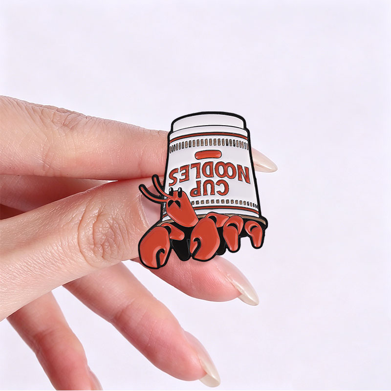 Broches émaillées Lobster Cup  - Zinc Food Snacks avis et prix