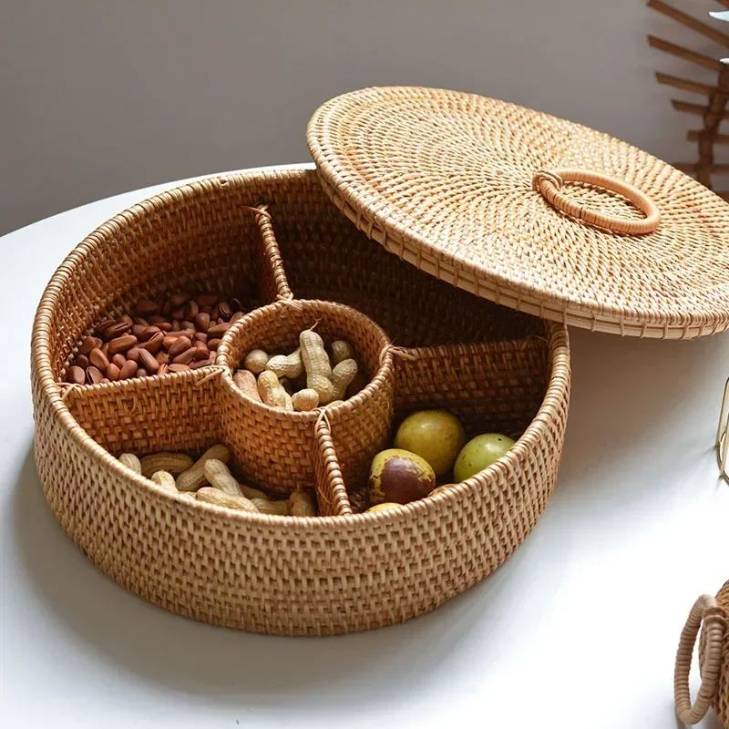 Boîte en rotin naturel, panier - Food Snacks With Fiber avis et prix