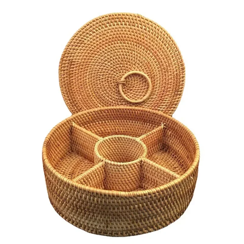 Boîte en rotin naturel, panier - Food Snacks With Fiber avis et prix