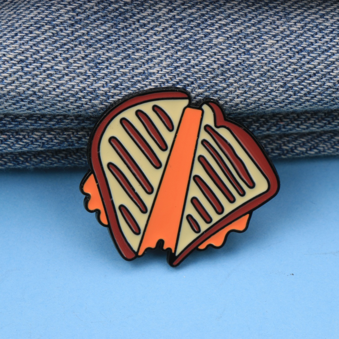Broche en émail motif sandwich - Zinc Food Snacks avis et prix