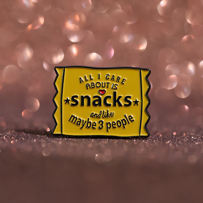 Broche en émail pour les amate - Zinc Food Snacks avis et prix