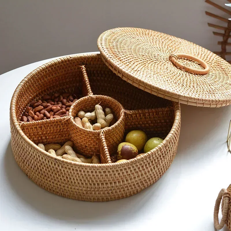 Boîte en rotin naturel, panier - Food Snacks With Fiber avis et prix