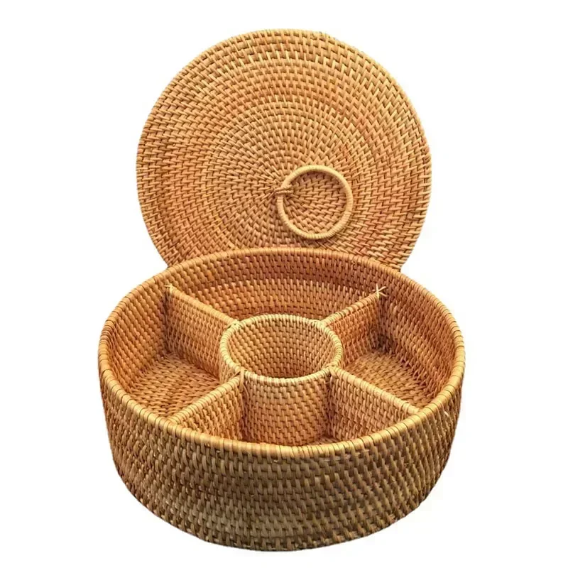 Boîte en rotin naturel, panier - Food Snacks With Fiber avis et prix
